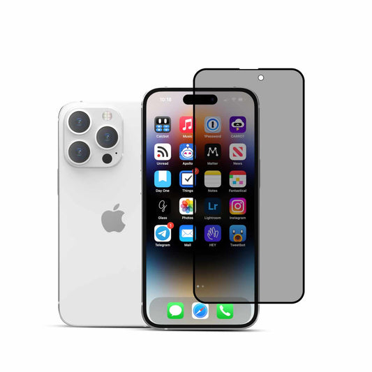 Protecteur d'écran en verre "Privacy" pour iPhone 15 Pro Max