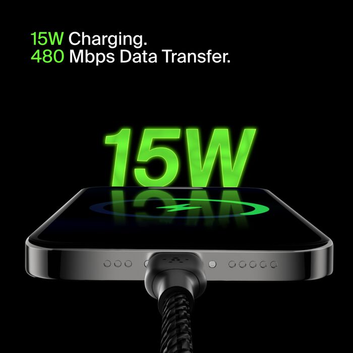 Câble USB-A vers USB-C de 3.3ft.