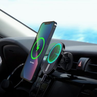 Support pour voiture avec recharge sans-fil 15W MagSafe