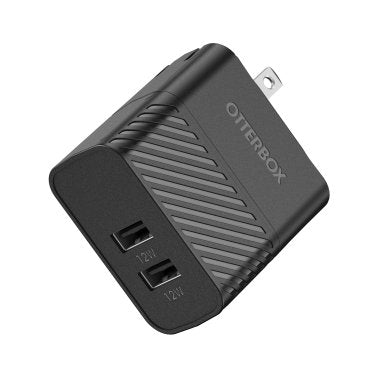Otterbox - Chargeur Murale double port USB-A avec câble USB-A vers USB-C