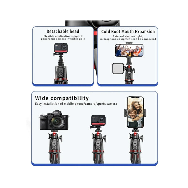 Perche à selfie avec pied tripod
