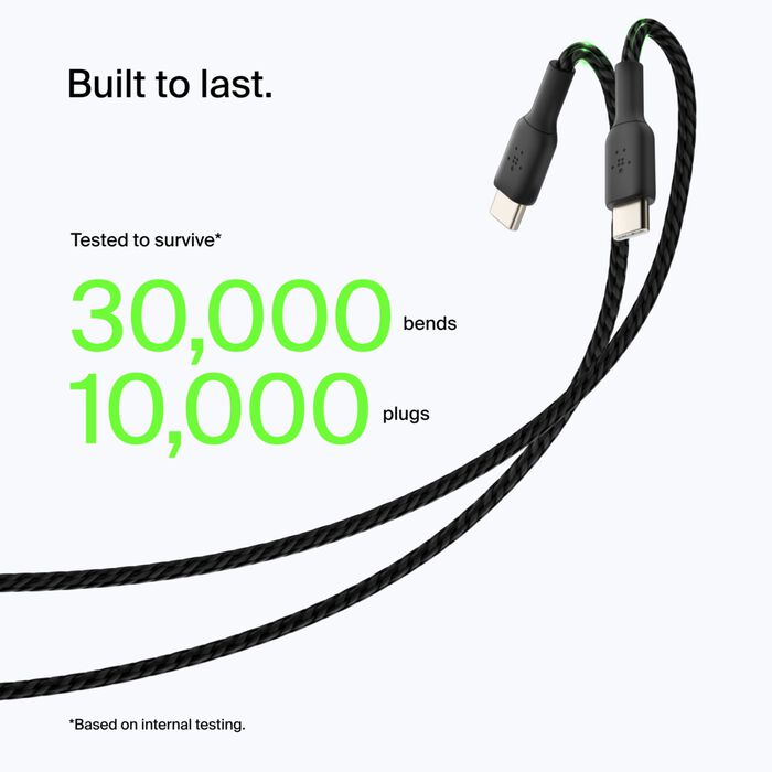 Câble USB-A vers USB-C de 3.3ft.