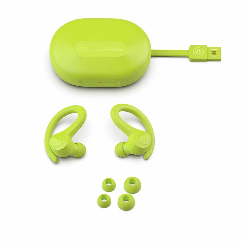 Écouteurs sans fil Go Air Sport True Wireless Jaune Néon
