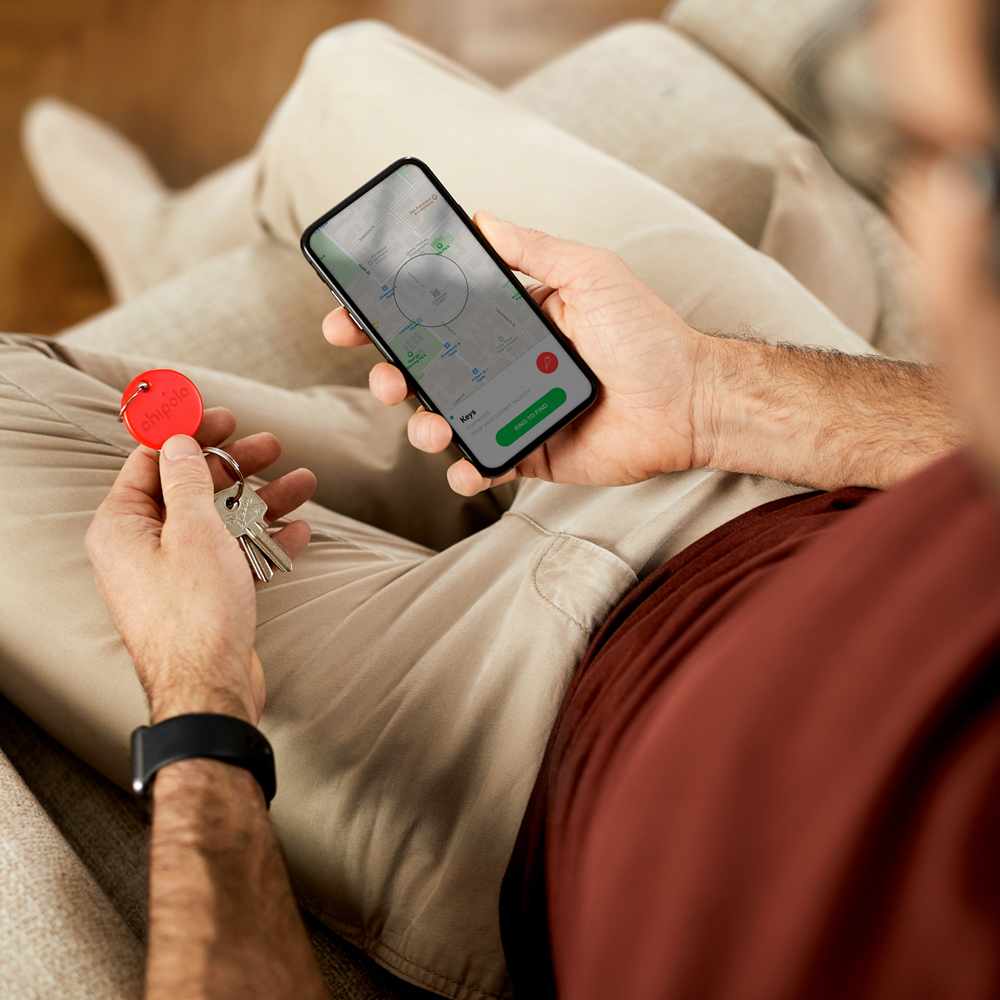Chipolo One - Localisateur d'objets bluetooth (Rouge)