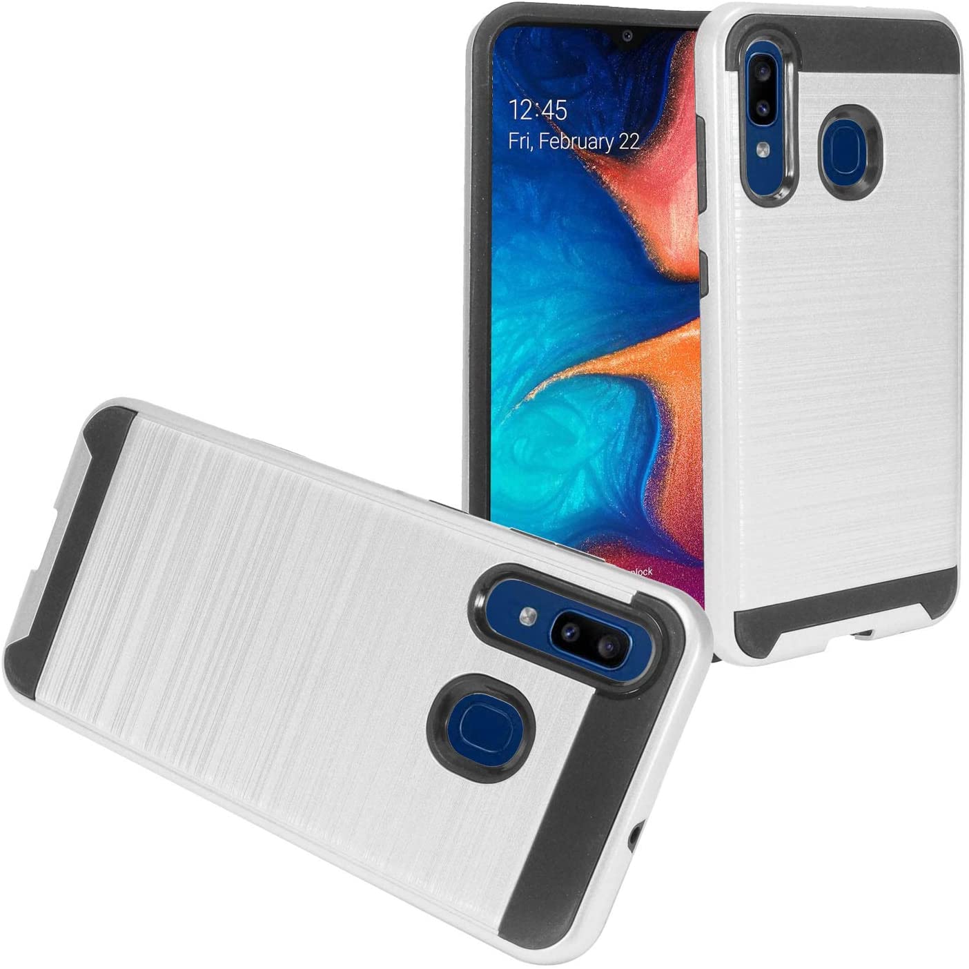 Étui de protection pour LG effet métal brossé