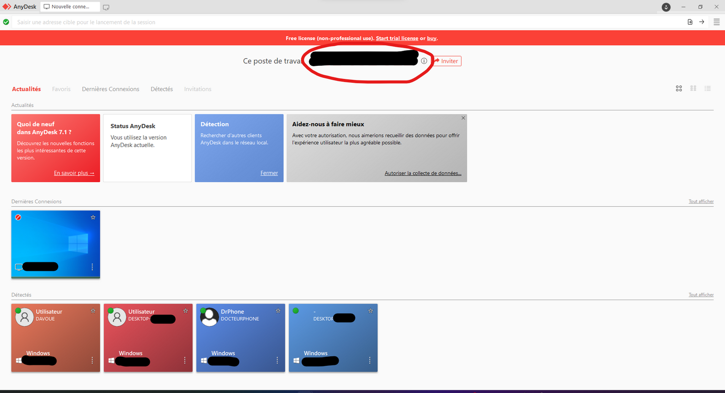 Assistance à distance