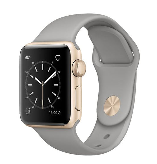 Bracelet Silicone pour Apple Watch 38mm/40mm – Gris