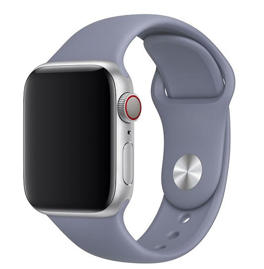 Bracelet Silicone pour Apple Watch 38/40mm – Gris Lavande