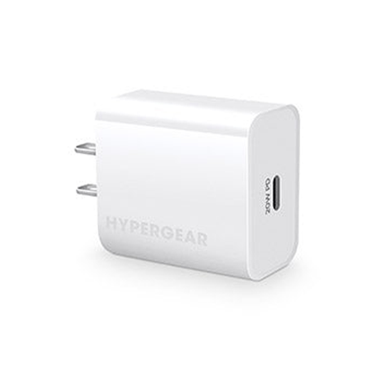 HyperGear chargeur mural USB-C PD de 20 W, blanc