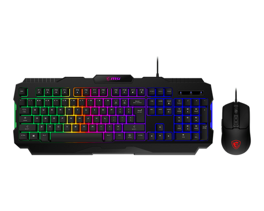 Combo Clavier Souris filaire MSI Forge GK100