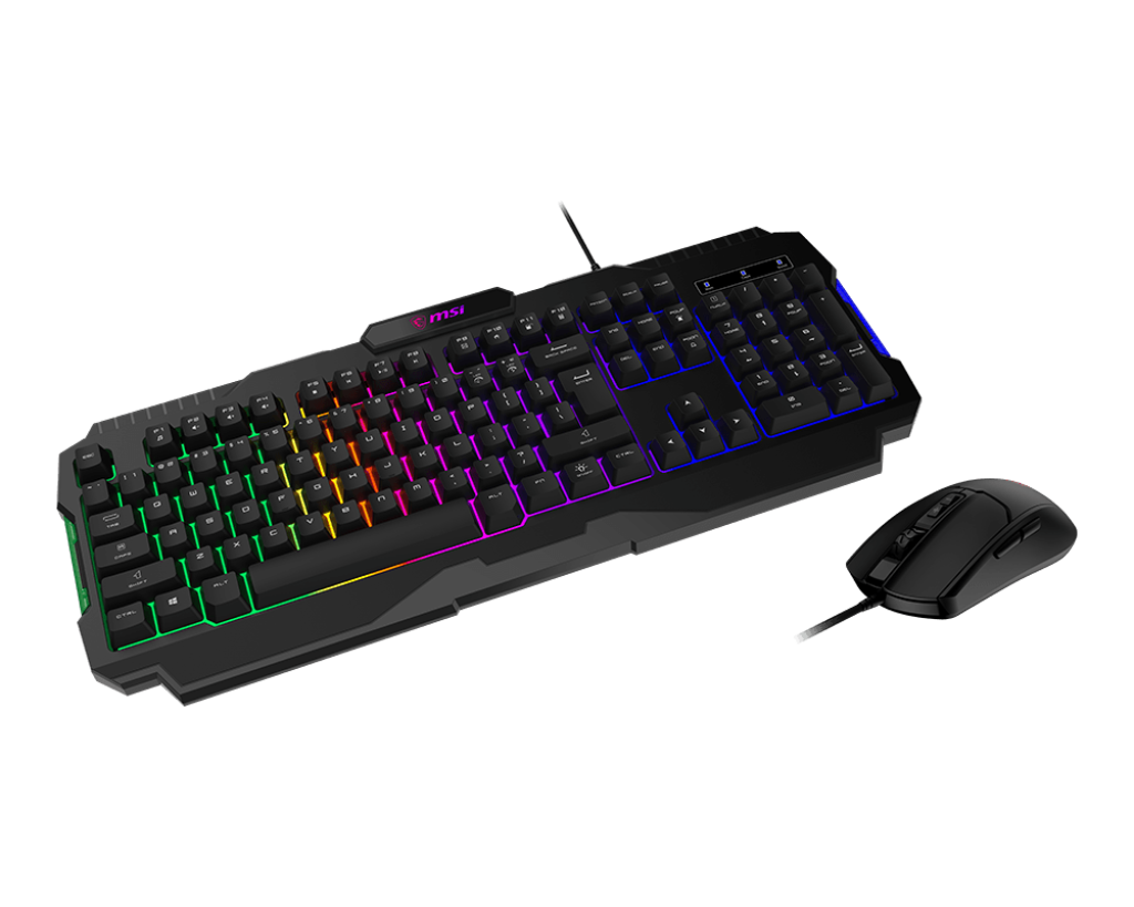 Combo Clavier Souris filaire MSI Forge GK100
