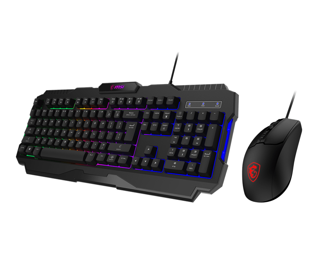 Combo Clavier Souris filaire MSI Forge GK100