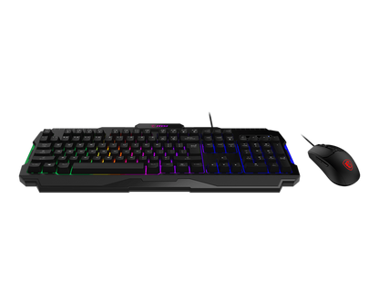 Combo Clavier Souris filaire MSI Forge GK100