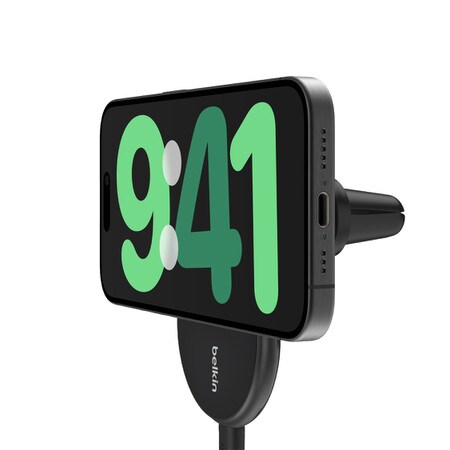 Belkin - Support voiture pour ventilation avec recharge sans-fil 10W