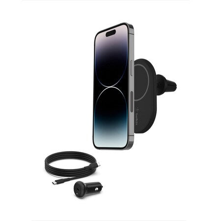 Belkin - Support voiture pour ventilation avec recharge sans-fil 10W