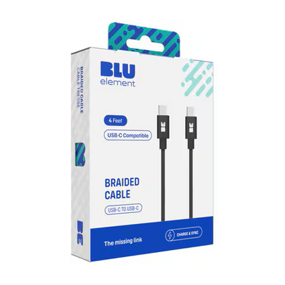 Blu Element - Câble USB-C vers USB-C 4ft.