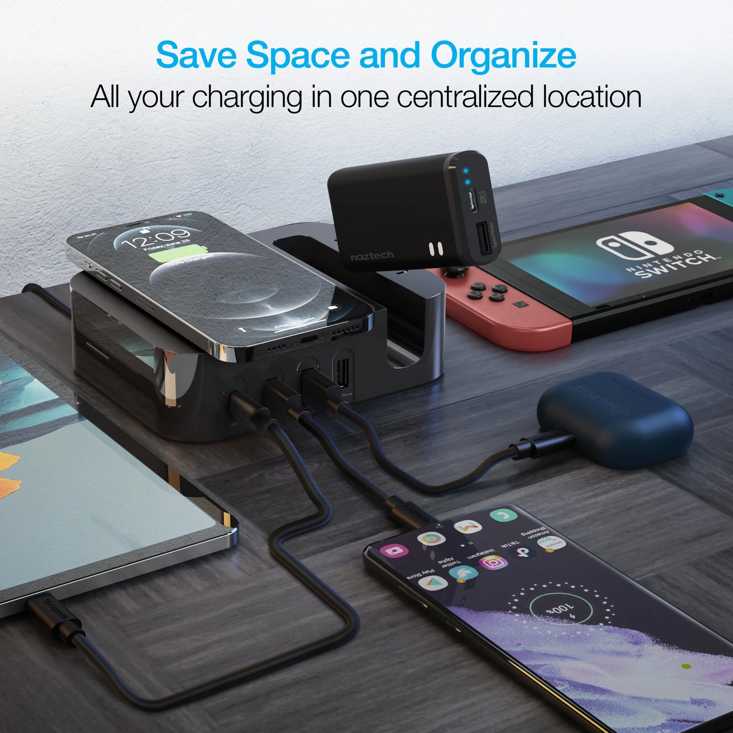 Station de charge Multi-Fonction