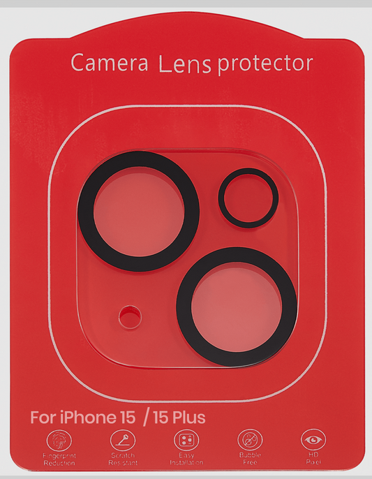 Protecteur de caméra en verre trempé pour iPhone