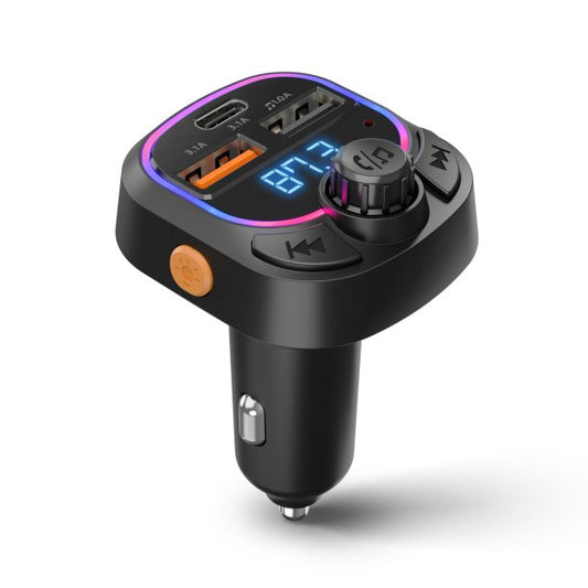 Émetteur FM Bluetooth Intellicast Road avec adaptateur allume-cigare ou chargeur de voiture 15W de HyperGear
