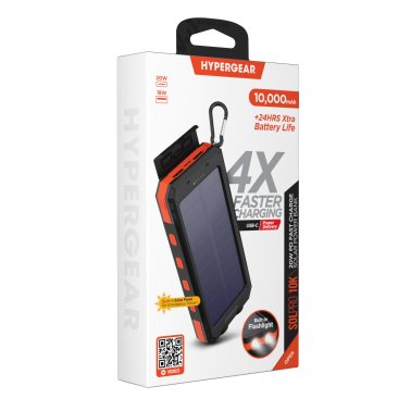 Batterie Portative de 10K mAh avec Panneau Solaire