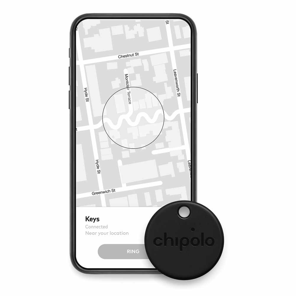 Chipolo One - Localisateur d'objets bluetooth (Noir)