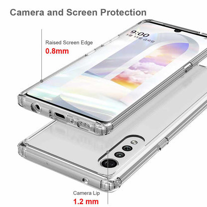 Blu Element - Étui Robuste DropZone Clear pour LG Velvet