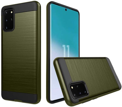 Étui de protection pour Huawei effet métal brossé