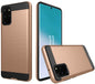 Étui de protection pour iPhone effet métal brossé