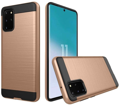 Étui de protection pour Google Pixel effet métal brossé