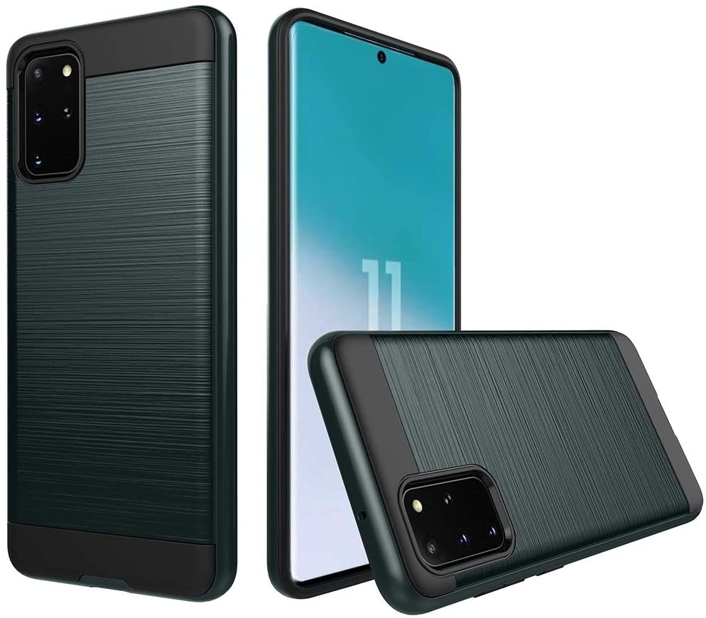 Étui de protection pour iPhone effet métal brossé