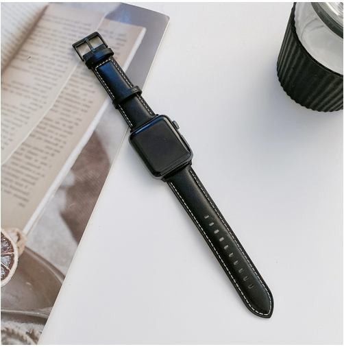 Bracelet en cuir pour Apple Watch 38/40/42/44mm
