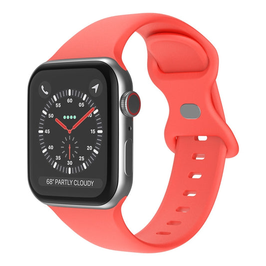 Bracelet Silicone pour Apple Watch - Corail