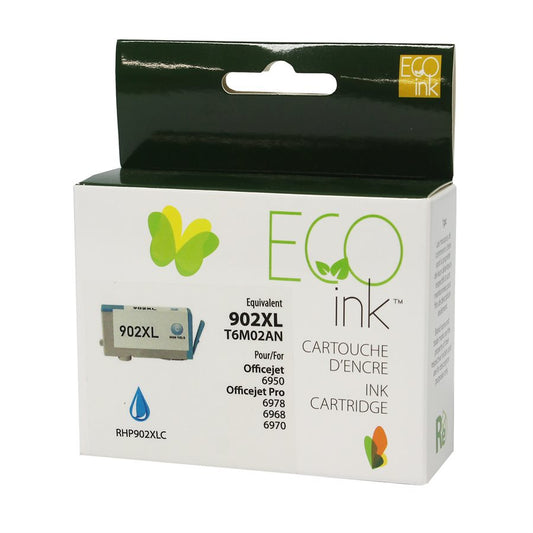 HP No.902XL T6M02AN Reman Cyan EcoInk