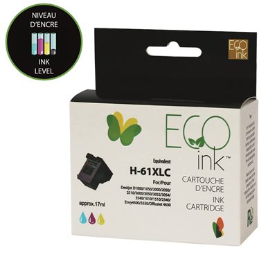 HP No. 61XL CH564WN Reman Couleur EcoInk