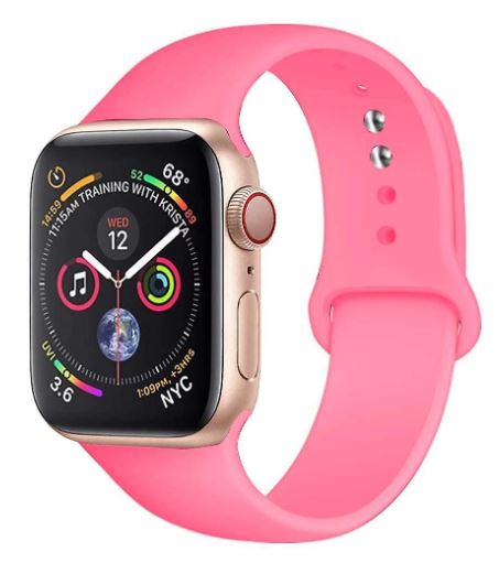 Bracelet Silicone pour Apple Watch 38mm/40mm – Rose