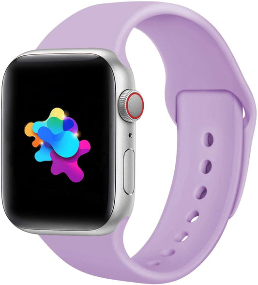 Bracelet Silicone pour Apple Watch - Lilas