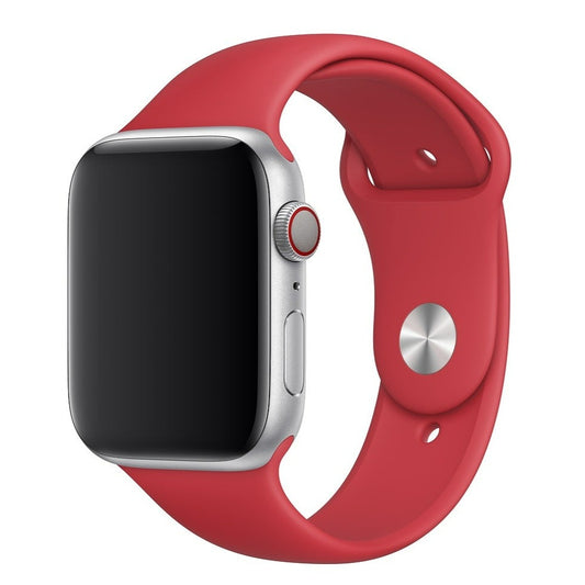 Bracelet Silicone pour Apple Watch  - Rouge